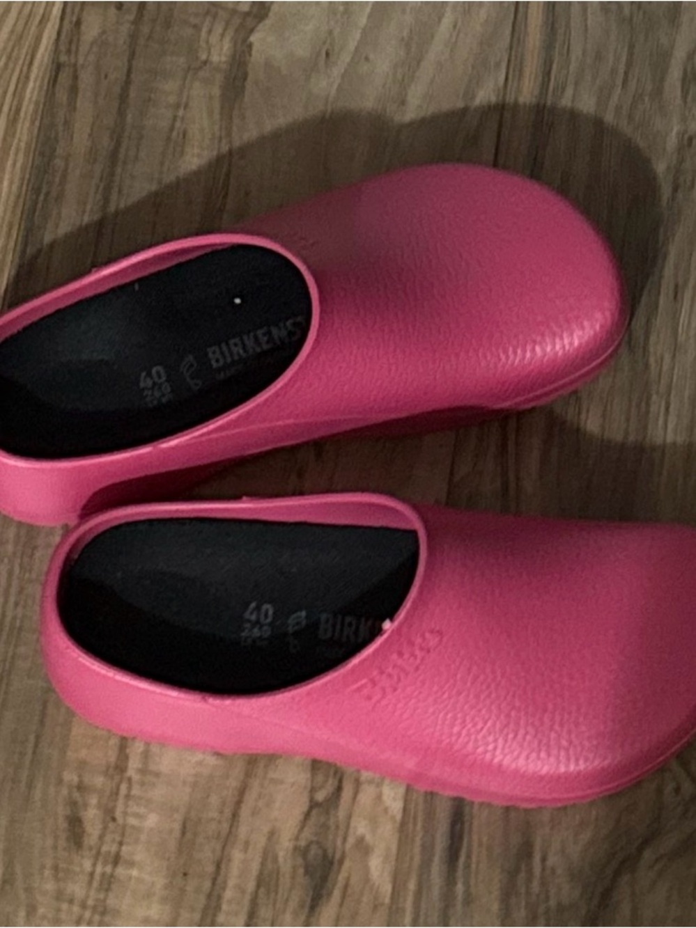 Birkenstock Hot Pink Slip-On Clogs